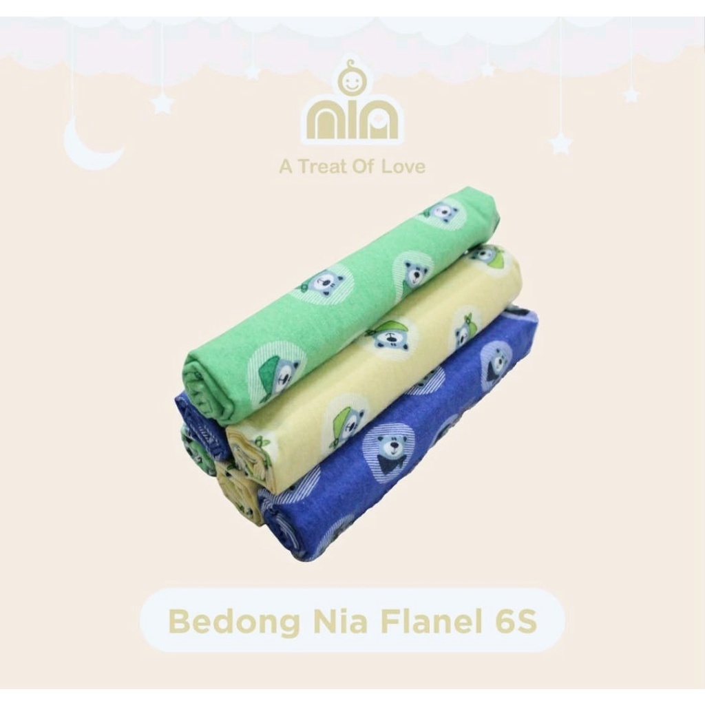 PROMO TERBARU BEDONG BAYI ISI 6 SELIMUT BAYI MURAH BEDONG NIA FLANEL