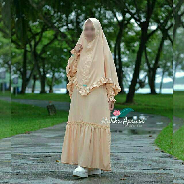Gamis murah wollycrep Malika by jilbab al fath