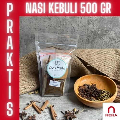 

PAKET BERAS BASMATI 500G LENGKAP DENGAN BUMBU NASI KEBULI