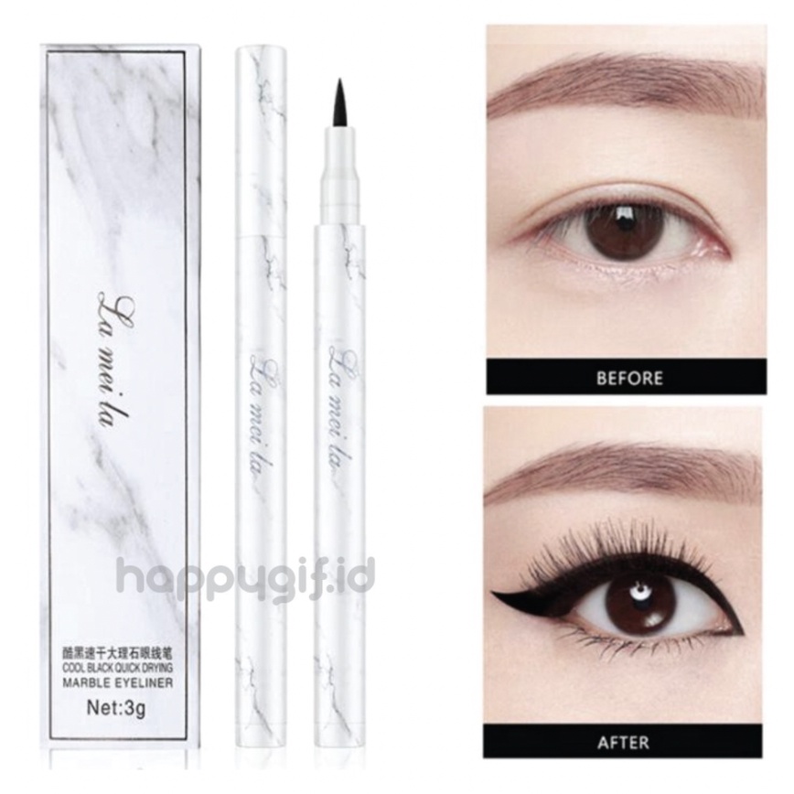 LAMEILA Eyeliner Long Last Waterproof Marble Eye Liner Long Lasting LA012