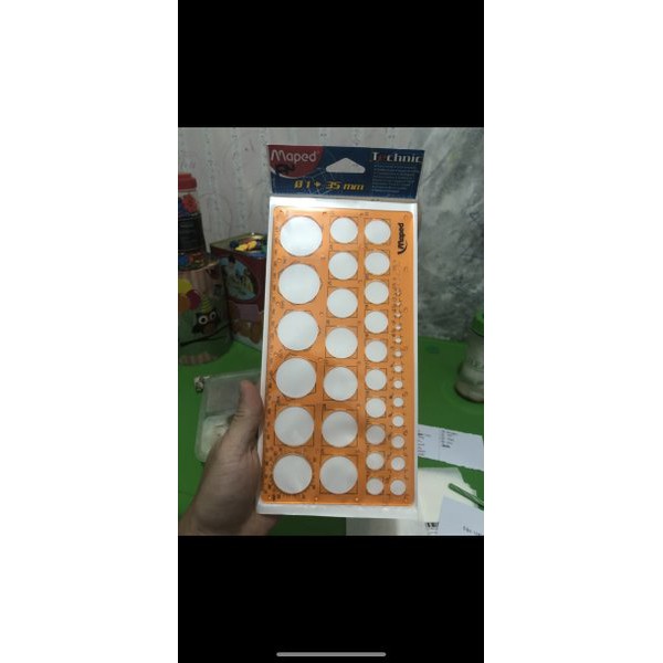 

Free Ongkir Penggaris Mal lingkaran maped mirip ziegel Special