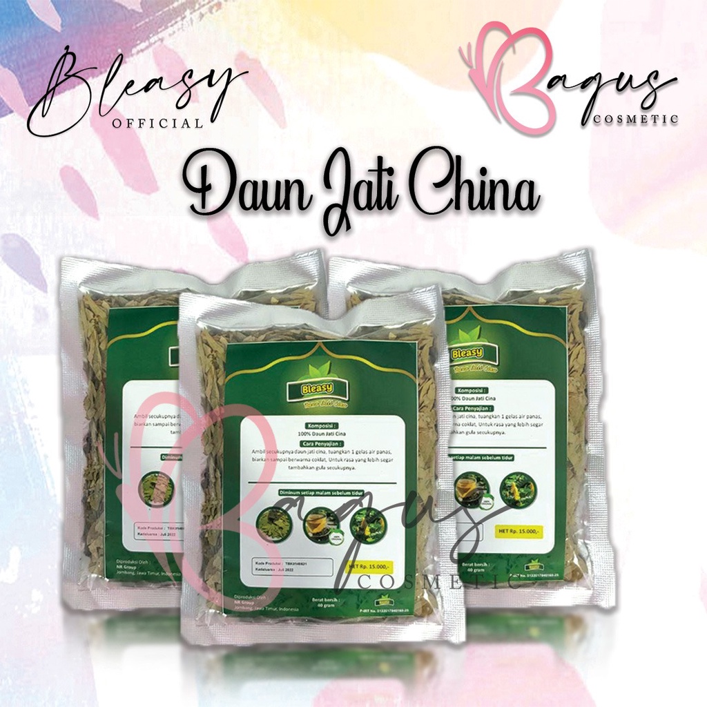 

⭐BAGUS⭐TEH DAUN JATI CINA Sachet | Teh Pelangsing Herbal | Teh Tubruk