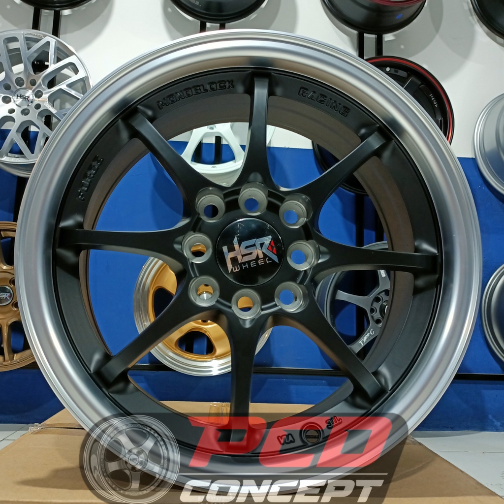 VELG MOBIL MURAH R15 TIPE HSR HIROSHIMA LEBAR 7 ET 40 | TERMURAH