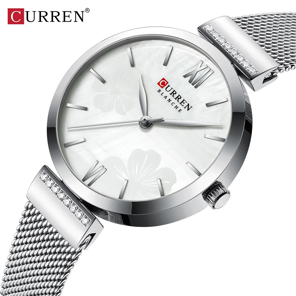 CURREN 9067 Jam Tangan Wanita Analog Stainless Steel Adjustable Clasp WATCHKITE WKOS