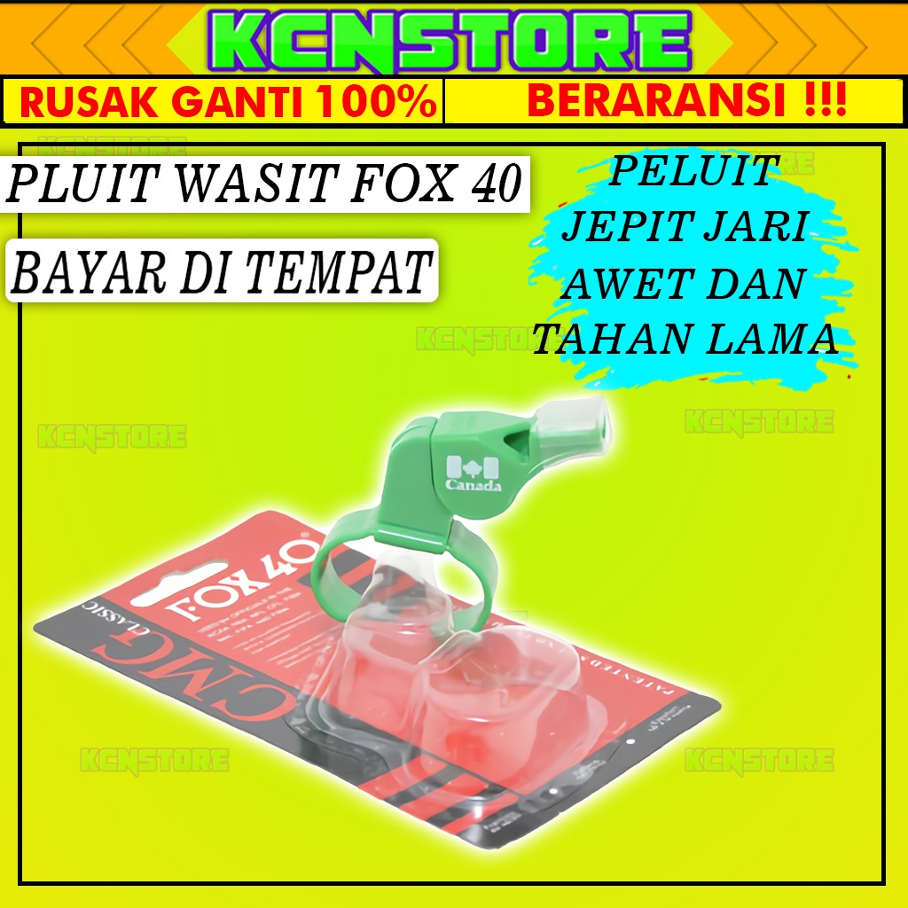 PELUIT WASIT PLUIT WASIT FOX 40 AKSESORIS PERLENGKAPAN OLAHRAGA JEPIT JARI VOLLY SEPAK BOLA BASKET