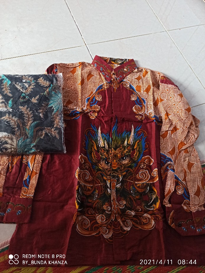 Kemeja Batik Lengan Panjang Batik  Kantor Termurah Mystery Box Best Seller Bswart Distro Hrb058