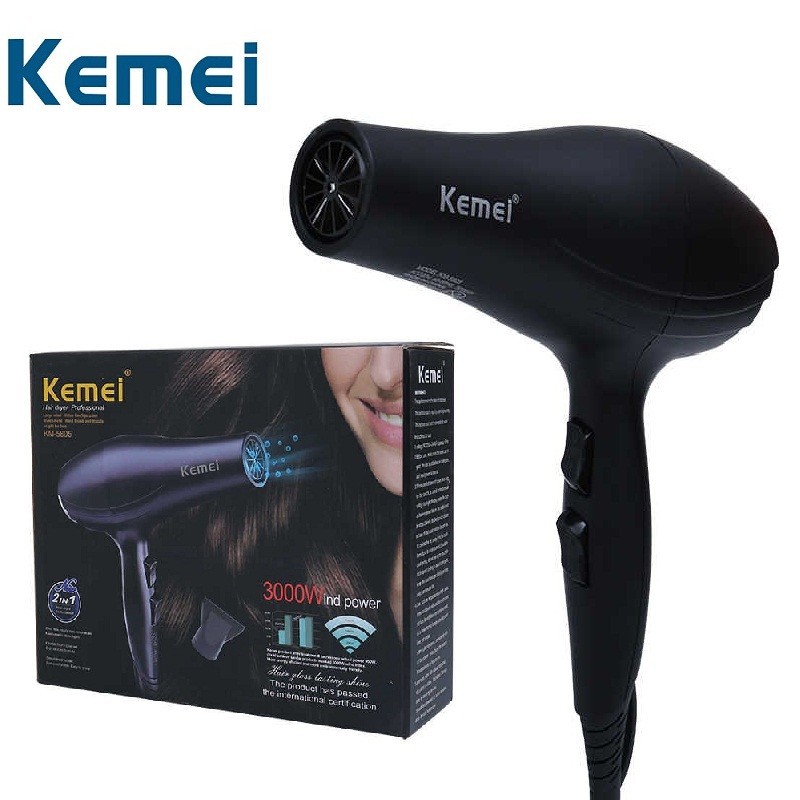 KEMEI Hair Dryer 5805 Hairdryer Pengering Rambut Hot &amp; Cool