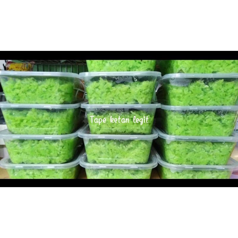 

tape ketan legit home made kemasan 500gram/tapeketan/frozenfood/kemasan box
