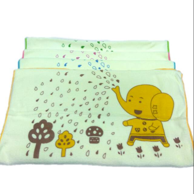 Super Sale!!! Handuk Mandi Bayi Bahan Microfiber Cream 50x100cm