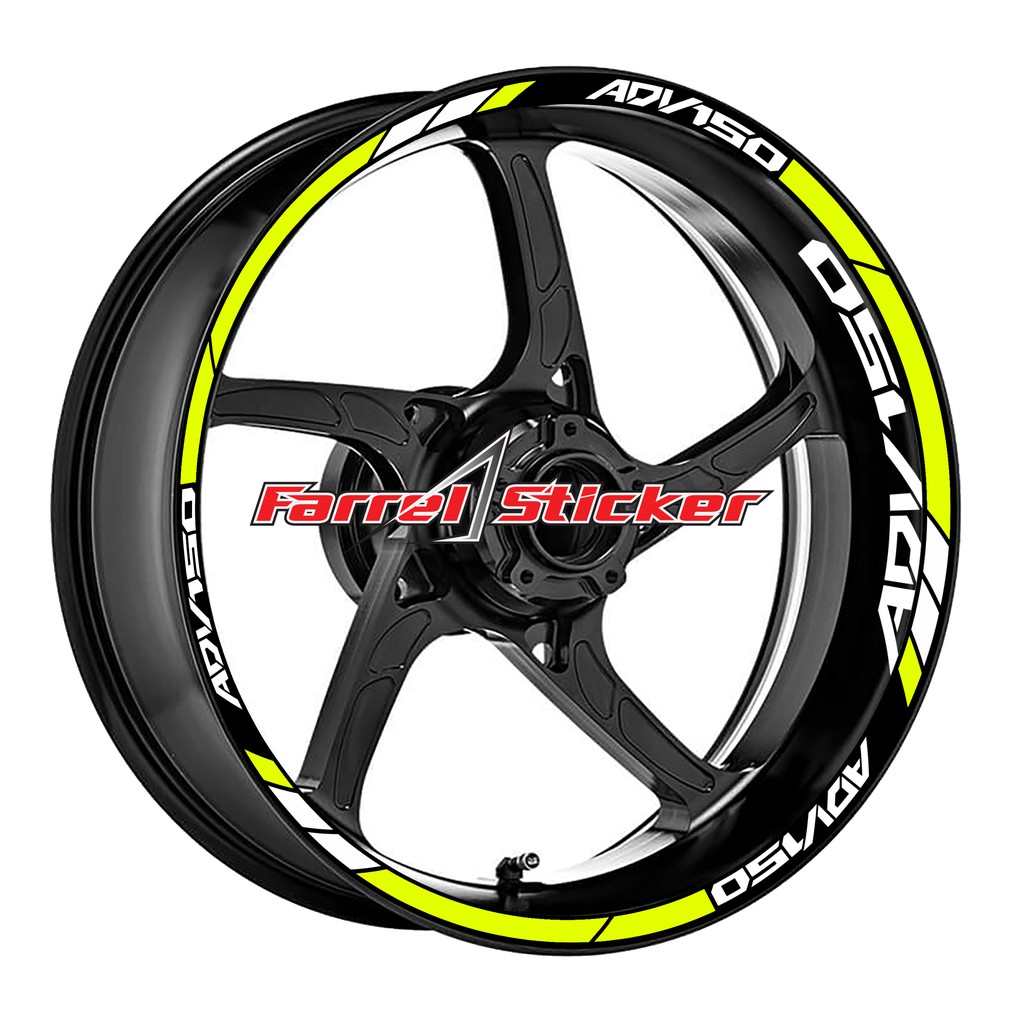 stiker velg sticker velk adv 3 kuning stabilo