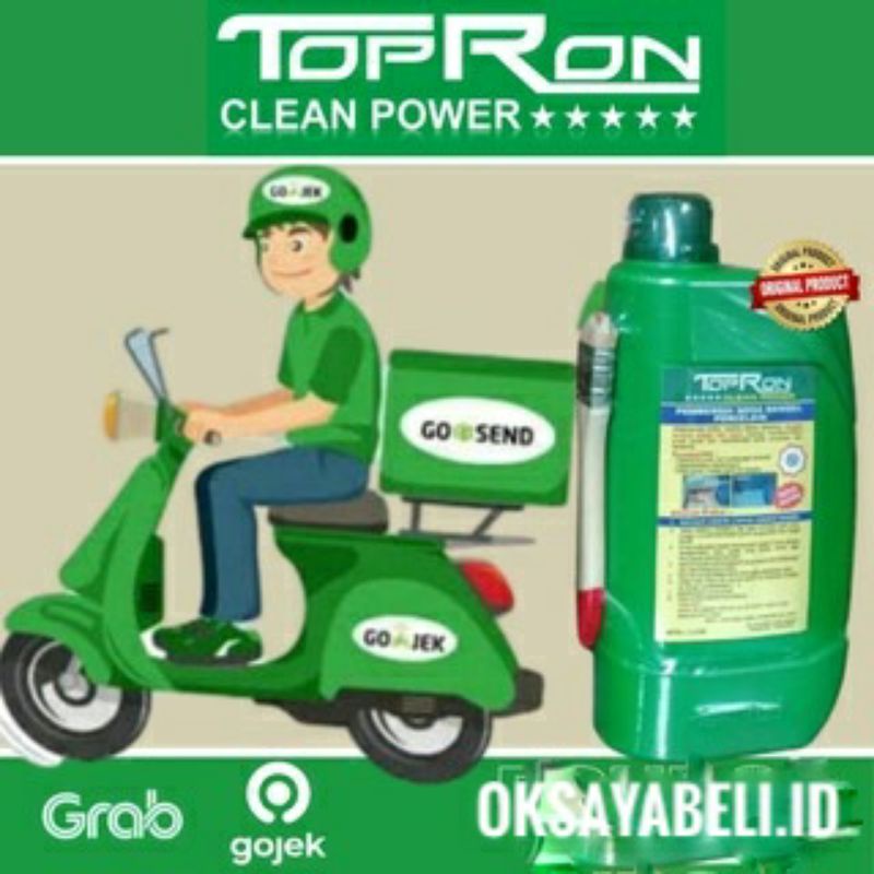 TOPRON CLEAN POWER/ PEMBERSIH SERBAGUNA/ PEMBERSIH KERAMIK DAN PORCELAIN (KHUSUS GOJEK/GRAB)