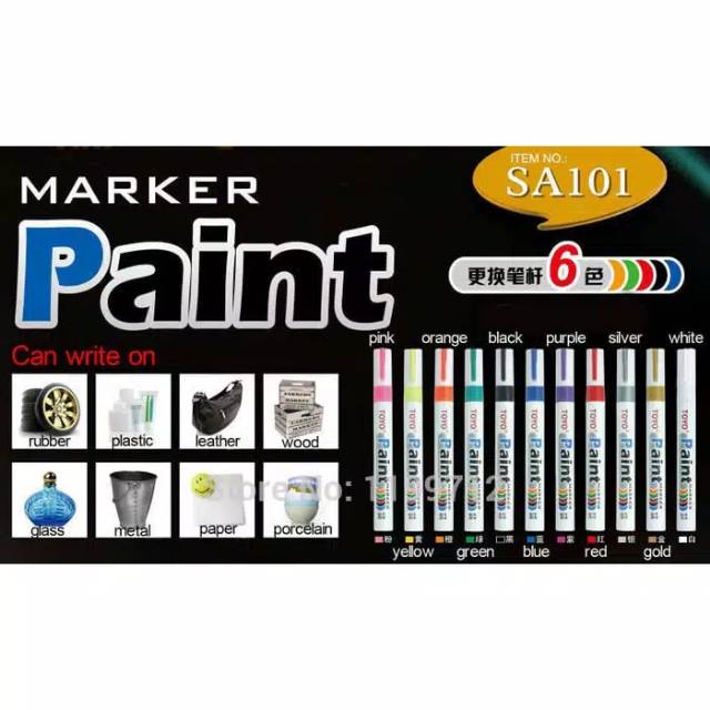 

Spidol Ban Toyo Paint Marker 100% Asli