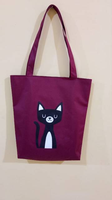 &quot;Messy&quot; Tote Bag Catty