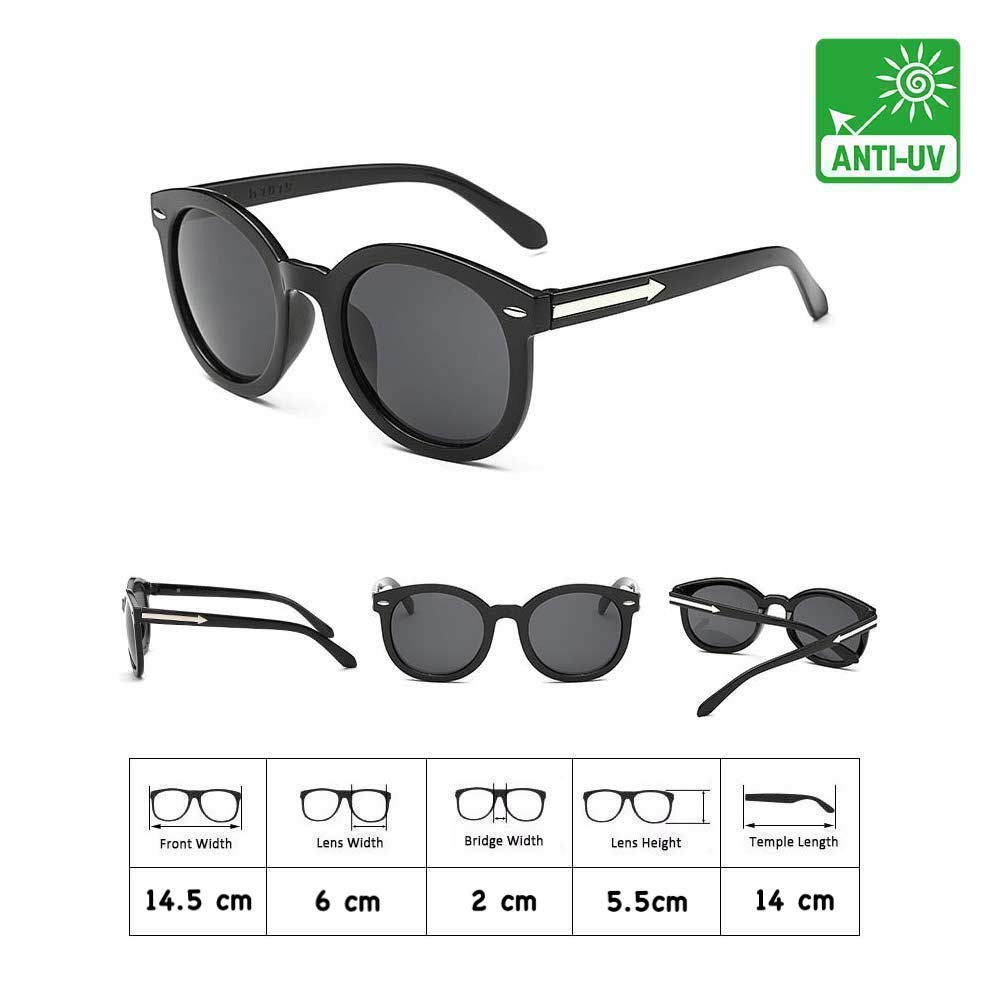 Anti UV 400 Sunglasses [ Transpatan Silver ] Kacamata Wanita - HM389