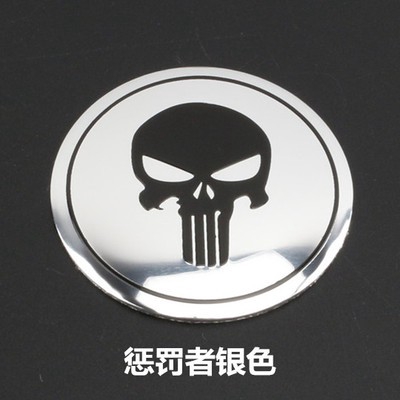 4pcs Stiker Emblem Logo Marvel Superhero Bahan Aluminum 56mm Untuk Velg Hub Mobil