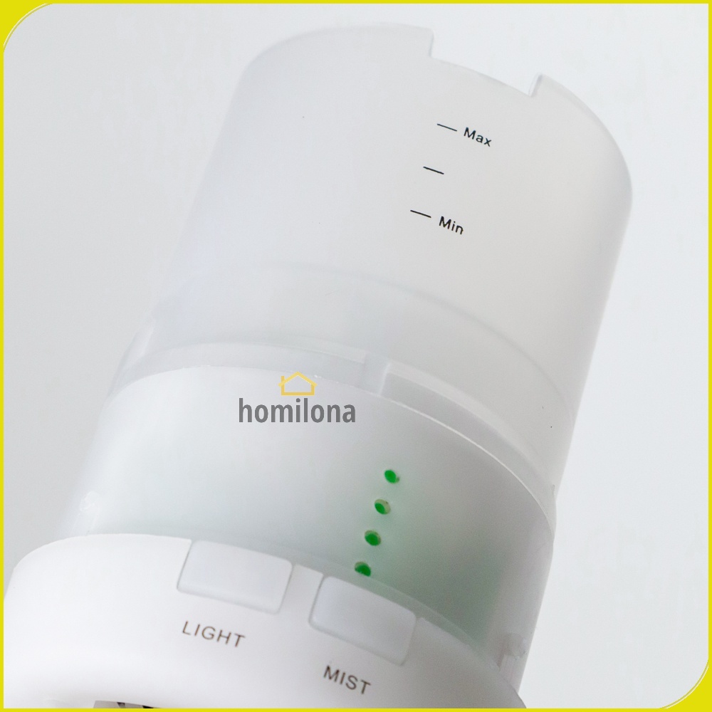 Humidifier Diffuser Aromaterapi Tanpa Kapas Ultrasonic RGB Lamp 125ml Essential Oil Taffware HUMI H213