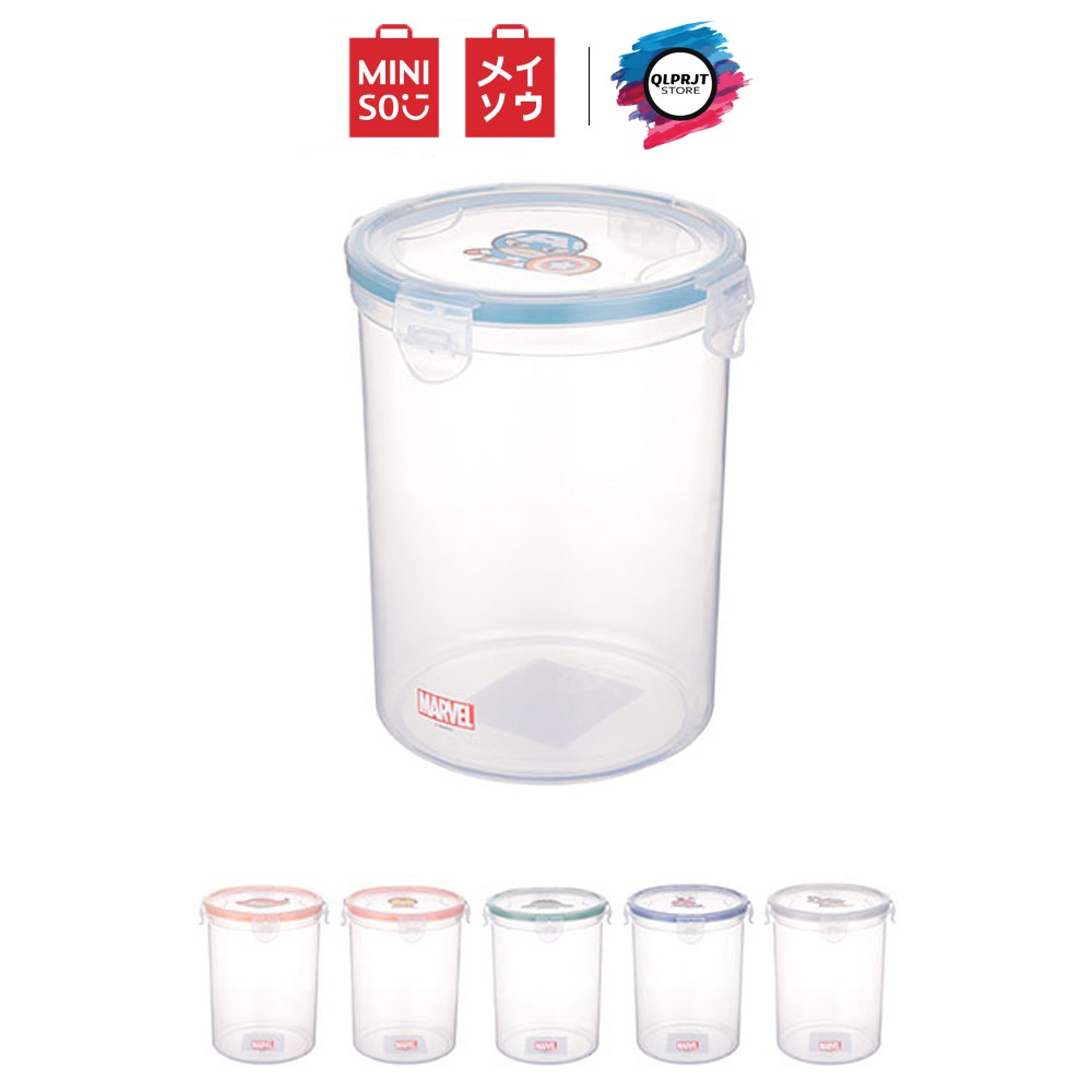 Kotak Makan Plastik Kotak Penyimpan Makanan Marvel By MINISO JAPAN