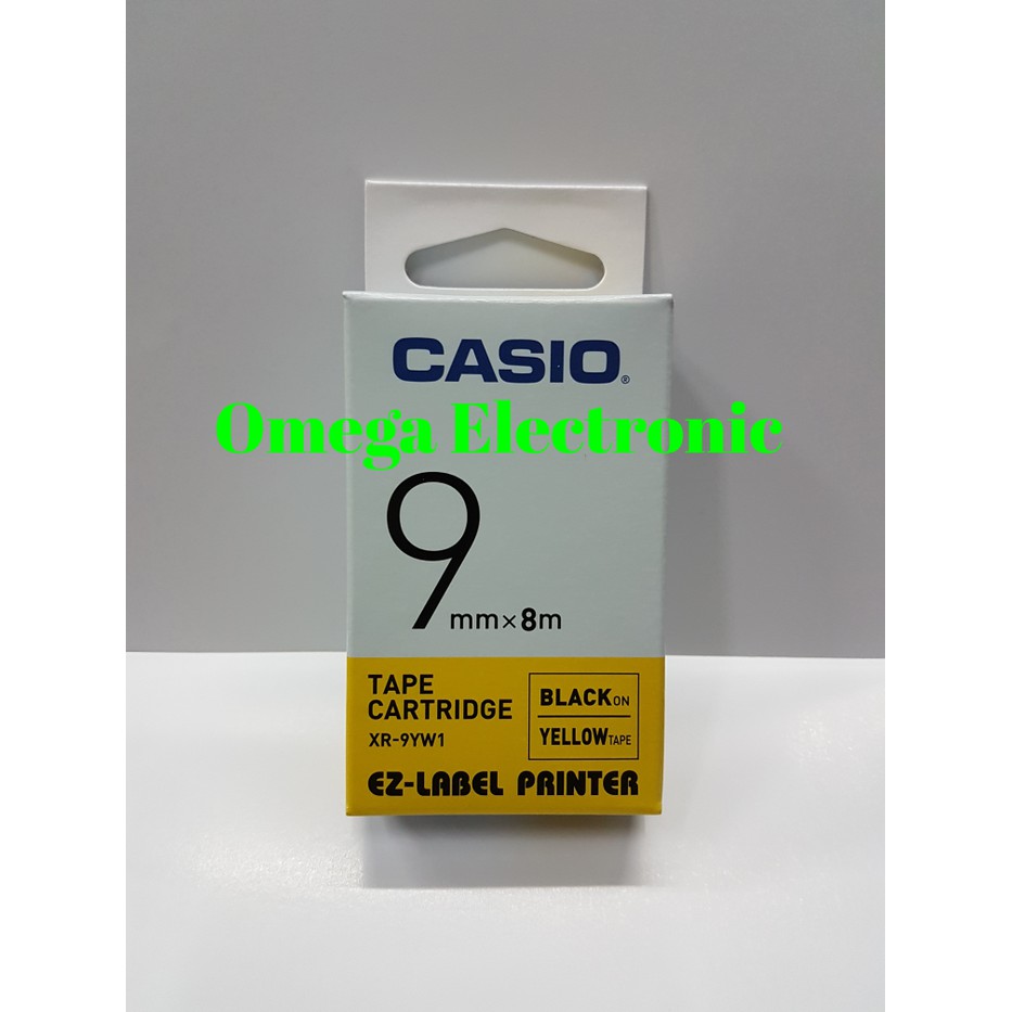 

Label Cetak Harga - Pita Label Printer Casio - Tinta Pilot Ez Label Printer Xr-9Yw1 9Mm Black On