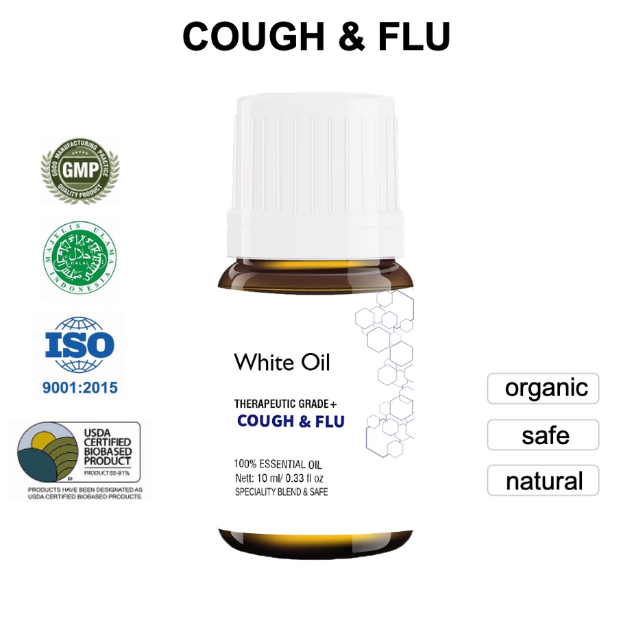 Cough &amp; Flu Essential Oil Aromaterapi By White Essential