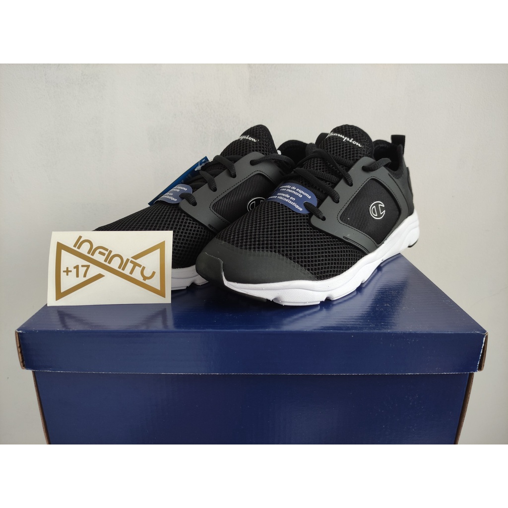 Champion Frenzy Frenesie Black Men - Original 100% & BNIB - Sepatu Champion Pria