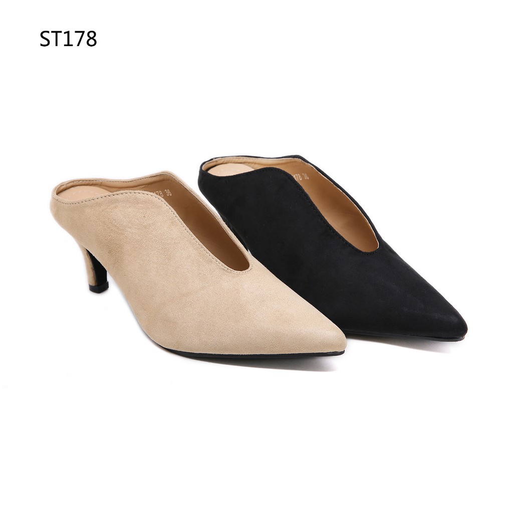 CK01 STUART WEITZMAN MIA SUEDE LUXURY HIGH HEELS SW178 SEPATU WANITA