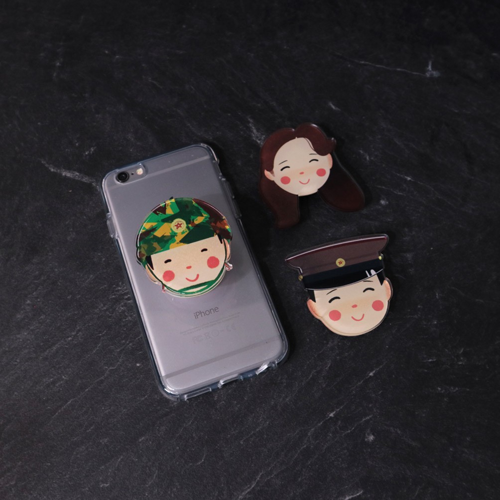 Griptok Akrilik CLOY | Phone Holder Crash Landing On You | Pops HP CLOY