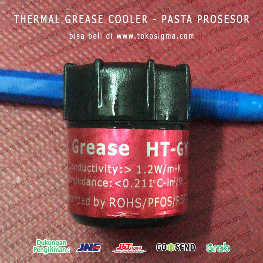 2 pcs THERMAL GREASE COOLER PASTE PROCESSOR KEMASAN BALSEM PASTA PROSESOR