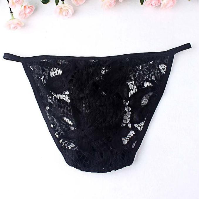 Jual Bra Sexy Lingerie Bra Gstring Set Bikini Renda Transparan B Putih Free Indonesia