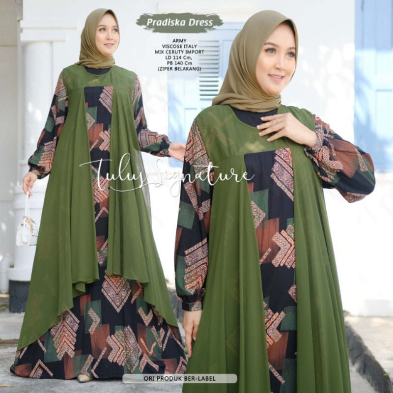 Pradiska dress motif abstrak by tulus signature