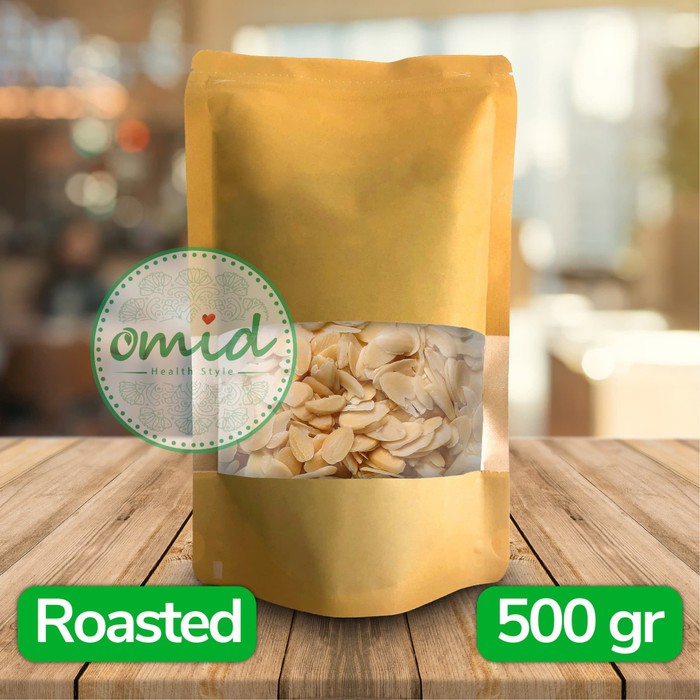 

Roasted Almond Sliced Kacang Almond Iris Panggang 500gr