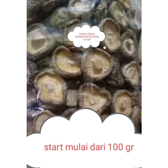 

DRIED MUSHROOM/HIOKO UKURAN 3-4 CM