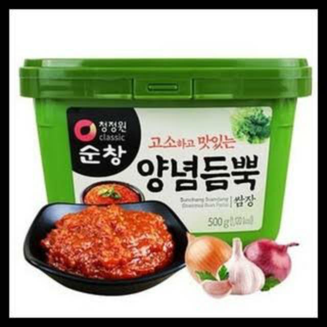 

Korean ssamjang sauce garlic sauce korean cocolan bbq 1kg