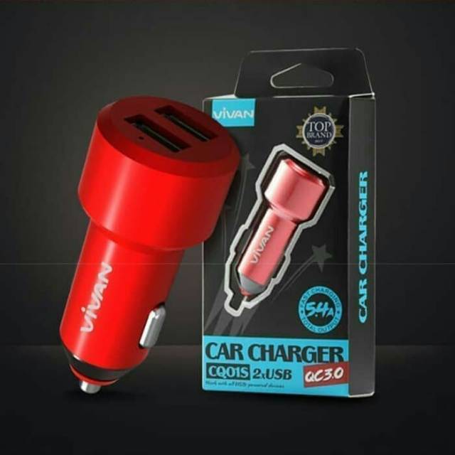 Car charger keren Vivan CQ01S original bagus terbaik