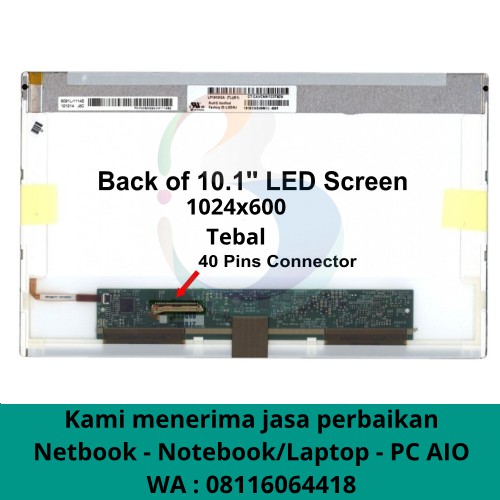 LED LCD 10.1 Axioo Pico PJM CJM CJW M1100 M1110 M1111 M1115 W210CU