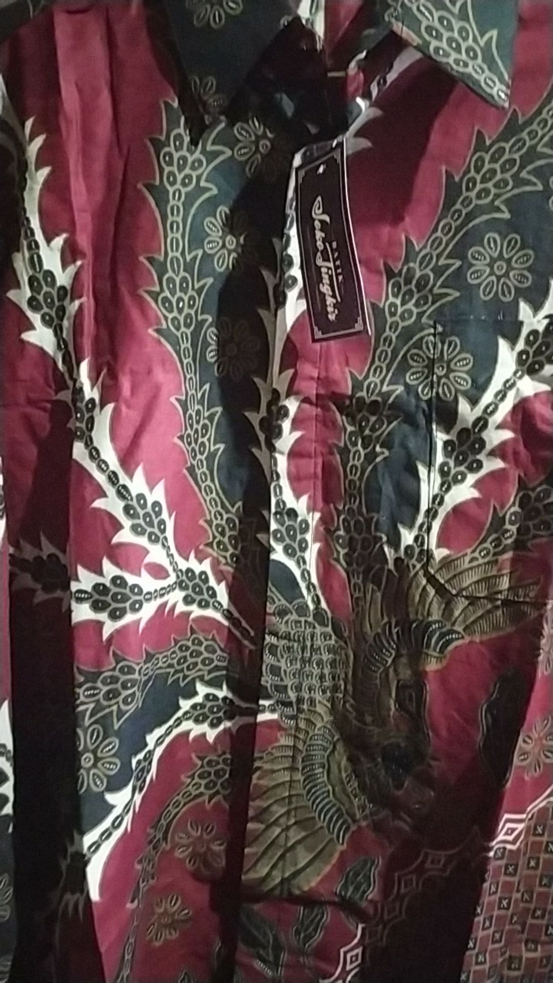 Batik Kalongan | Kemeja Batik Printing Lengan Panjang Motif Murai