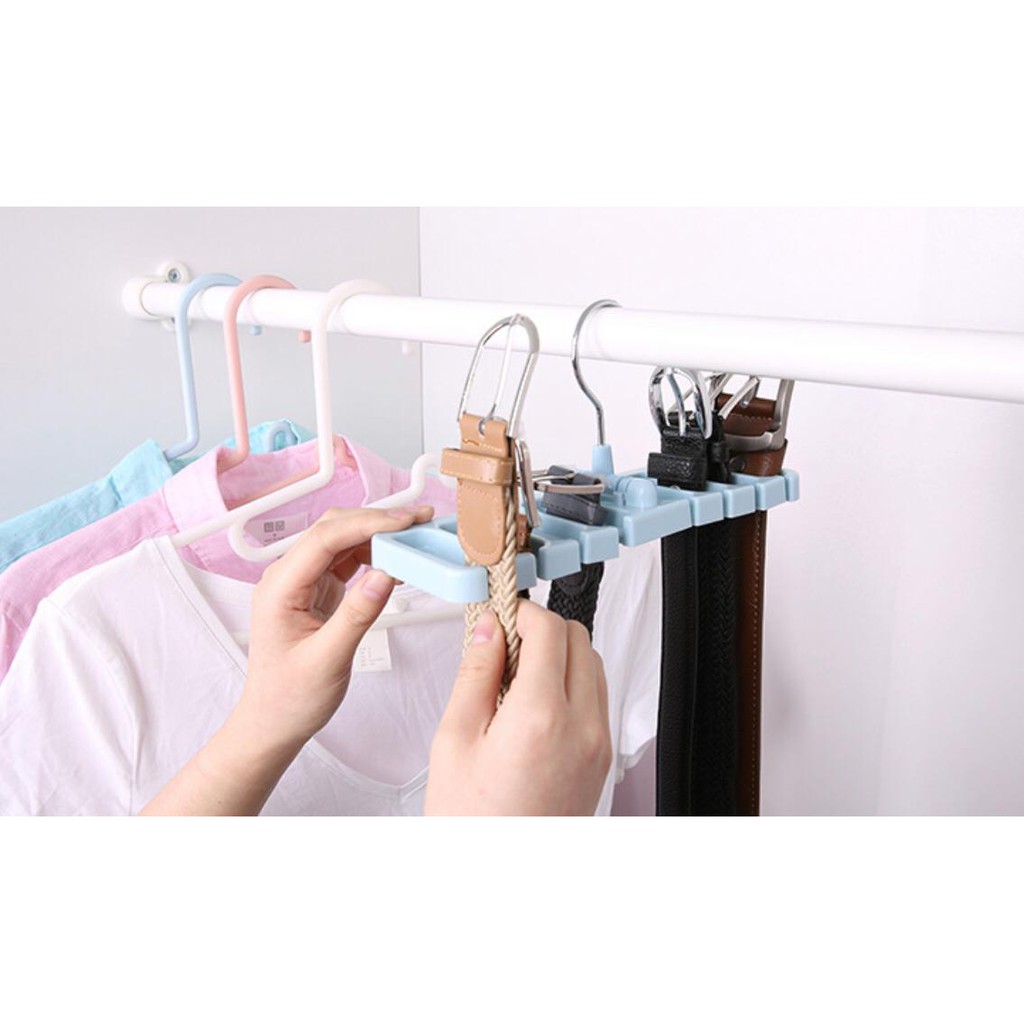 UNNISO - Belt Storage Hanging Rack/Belt Organizer Rotating Multifuction Storage