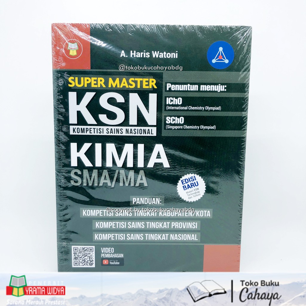 Buku Olimpiade Super Master KSN Kimia SMA/MA - Penuntun Menuju ICHO Yrama Widya Original 100%