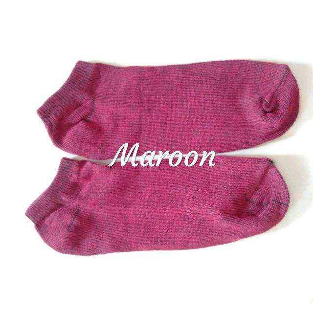 KAOS KAKI MATA KAKI POLOS / Semata Kaki MK-KK MK MAROON
