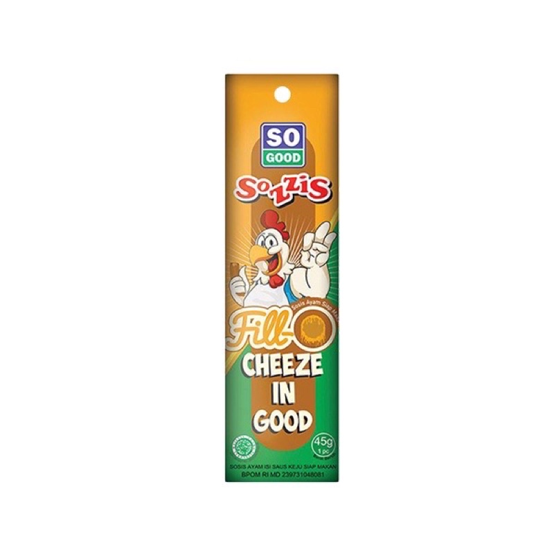 

SOGOOD SOZZIS FILL O CHEEZE IN GOOD SOSIS KEJU