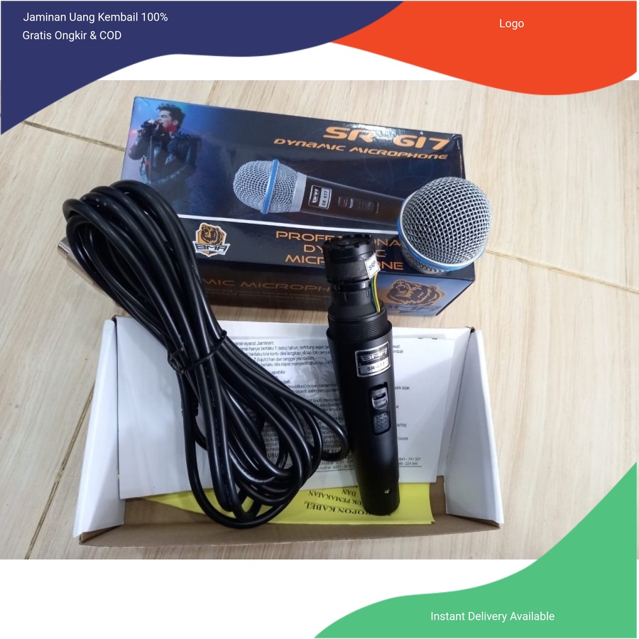

Microphone kabel BMA SR 617
