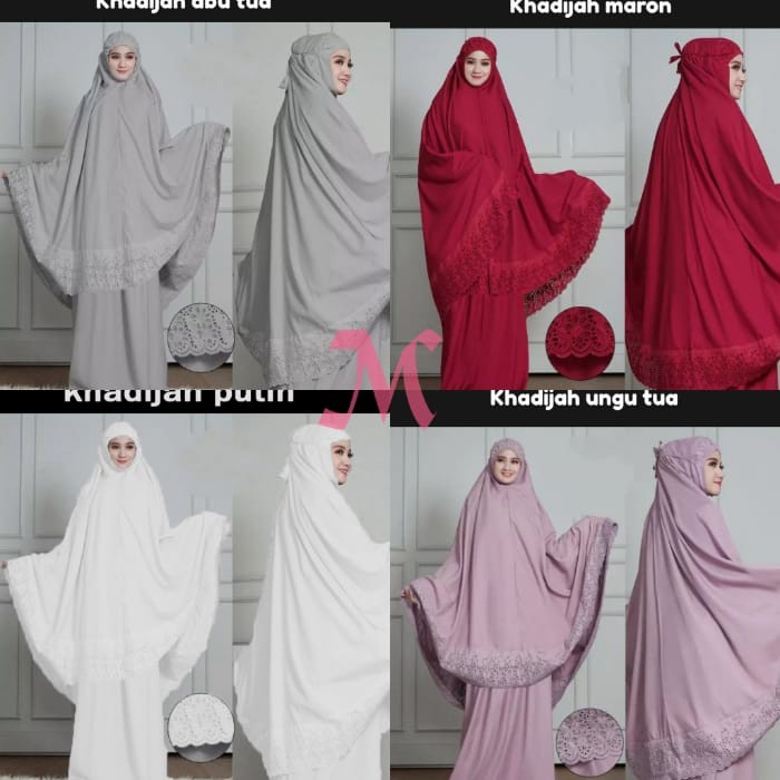 MUKENA SITI KHADIJAH / MUKENA PASTEL / MUKENA SYAFINA