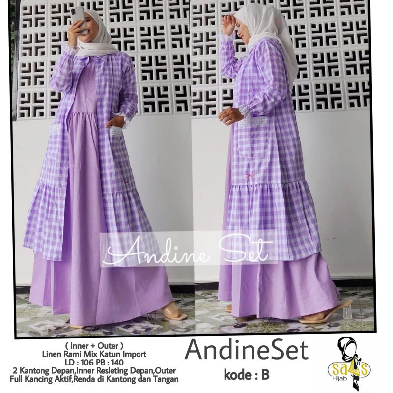 Andine Set Sals Hijab
