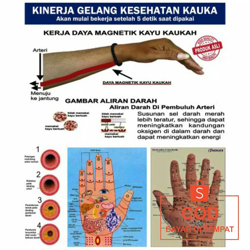 ✅COD Kalung Kesehatan Kaukah Kokka Kaoka kaokah kaukkah Kokkah Kauka Koka Kokah Asli Original Pria Wanita