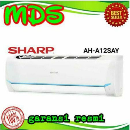 AC SHARP AH - 12 SAY Thailand 1 ½pk Unit Only - pasang instalasi