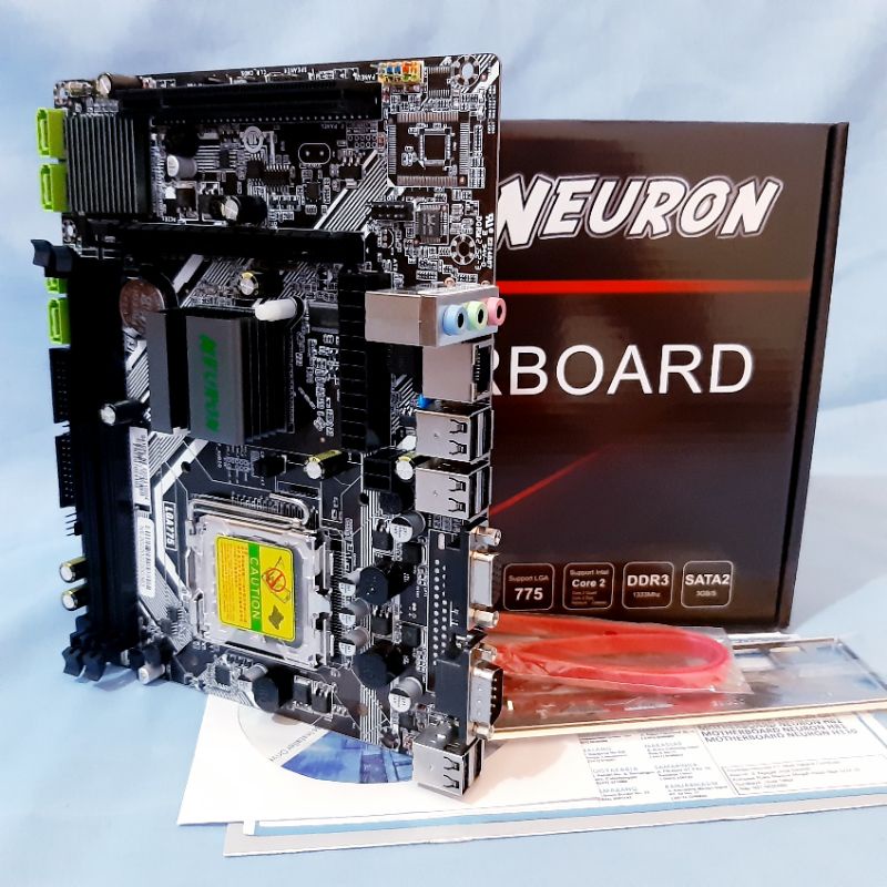 MATHERBOARD NEURON G41 INTEL SOCKET 775 DDR3 - MATHERBOARD LGA INTEL G41 NEURON DDR3 FOR SUPORT CORE 2 DUO, QUAD CORE