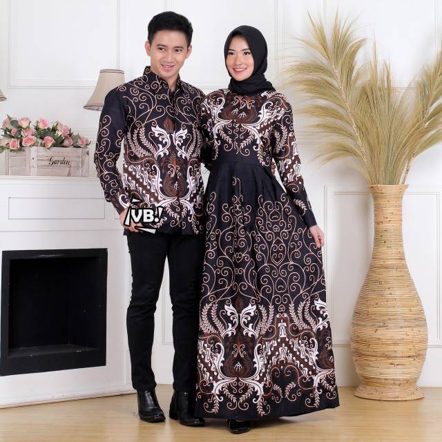 Tifaa Cp Kemeja Gamis katun batik