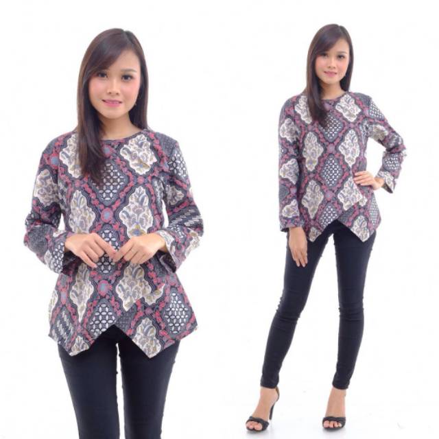 Batik Modern Wanita Lengan Panjang - Listy