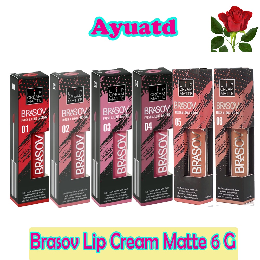 Brasov Lipstik Matte / Liptint / Lip Cream Matte