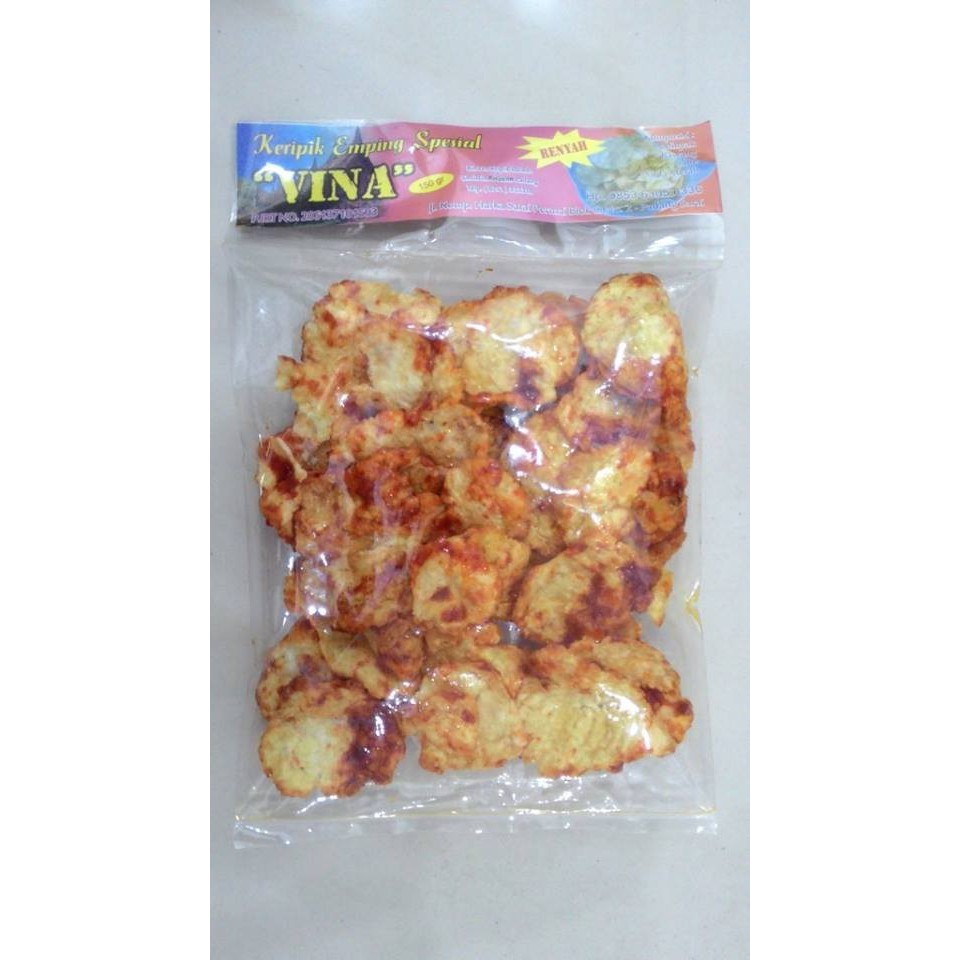 

Keripik Emping Balado Spesial Vina - Asli Padang