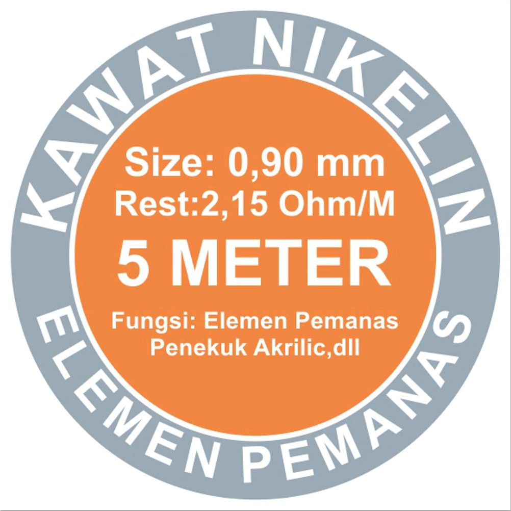 KAWAT NIKELIN 0.90 MM PANJANG 5 METER